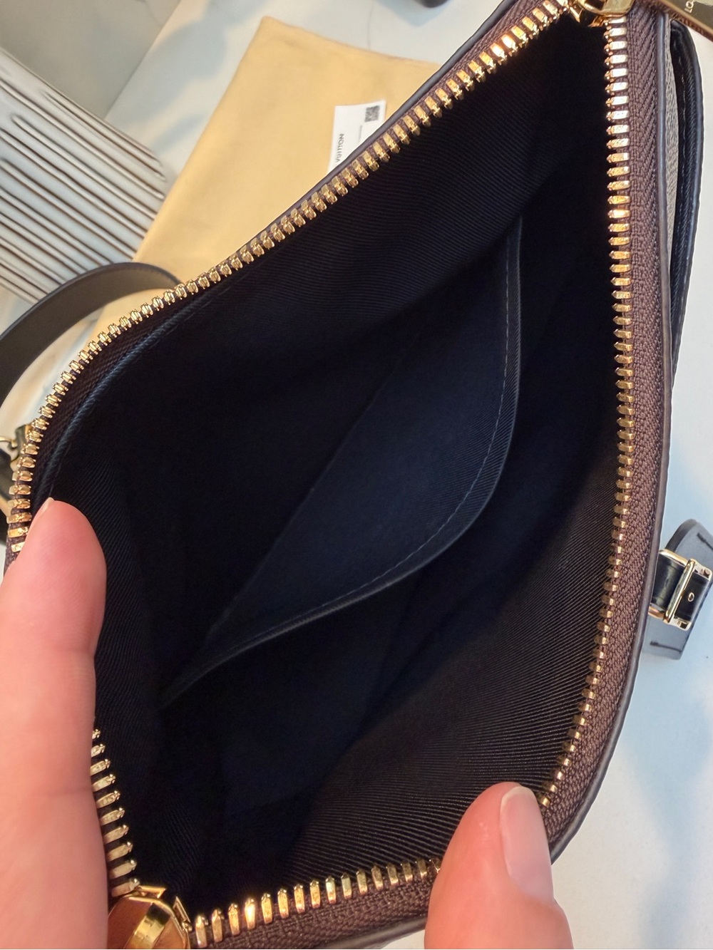 Lous Vuitton Odeon PM in Damier Ebene with Black Trim - Picture 11 of 16